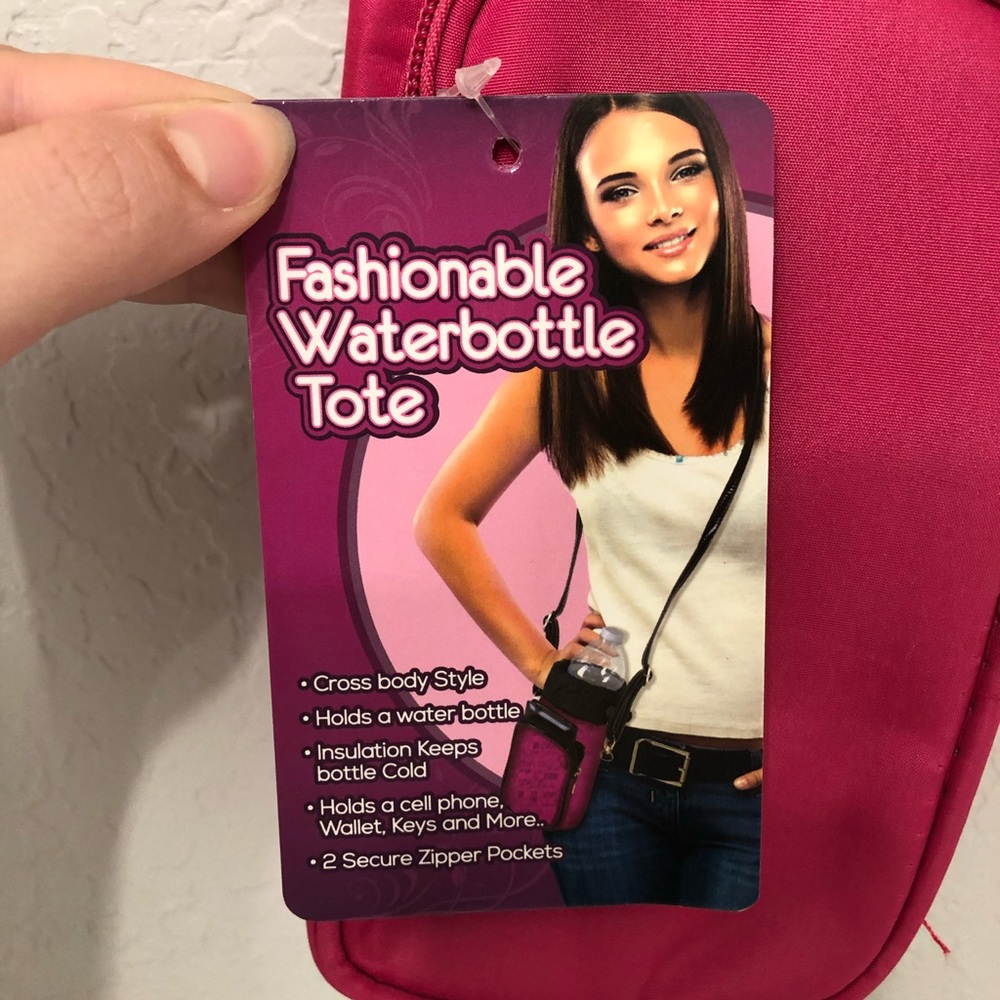 Water bottle crossbody bag